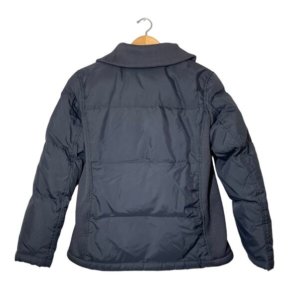GAP Y2K Black Down Jacket Womens Large Puffer - Picture 3 of 5